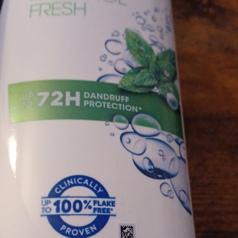 Rare! Menthol Fresh Head & Shoulders Anti-Dandruff Shampoo 13.5 oz - Picture 3 of 8